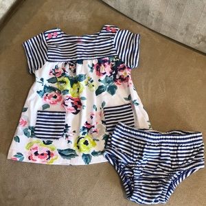 Baby Boden baby girl dress w/bloomers